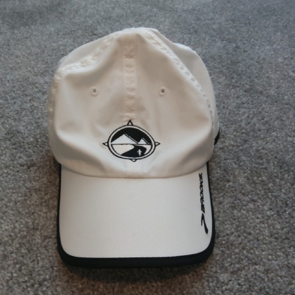 White Brooks Cap with Black Trim